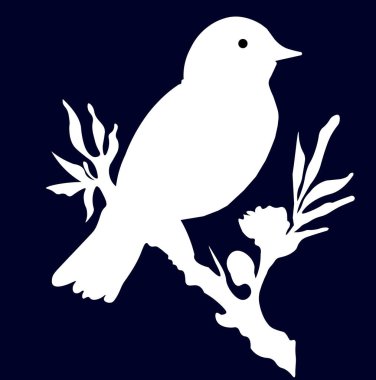 Süslü Çiçek Tasarımı. Zarif, kıvrımlı yapraklar ve karmaşık detaylar içeren klasik bir siyah-beyaz çiçek tasarımı. Dekoratif sınırlarda ve logolarda kullanmak için mükemmel