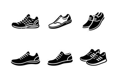Ayakkabı Simgesi Vektör Sanatı & İllüstrasyonu