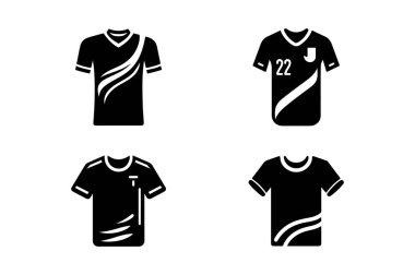 Jersey Simgesi Siluet Vektör Sanat ve Görüntü Ayarları