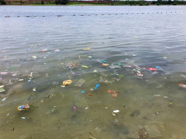 Jakarta, Endonezya, 8 Şubat 2025. Su Kirliliği: Enkazı ve Kirli Su Yollarındaki Atıkları İncelemek, Çevresel Hasarın Kapsamını Açıklamak, Acil Temizlik Çabaları Küresel Amaçlı.