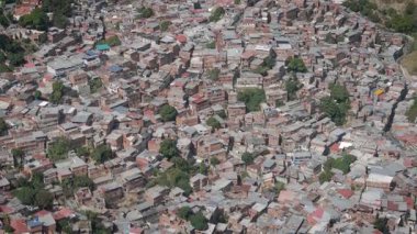 Caracas, Venezuela 'da bir mahalle. Gezegendeki en fakir yerlerden biri.