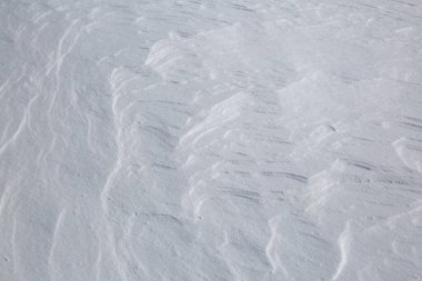 Taze Beyaz Kış Rüzgarı Şiddetli Kar Arkaplan Resmini Işıklar ve Gölgelerle Sürüklüyor