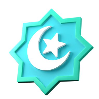 Ramazan ve Bayram Mübarek için 3D resim