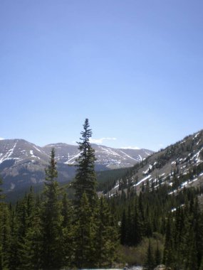 Dağların güzel manzarası