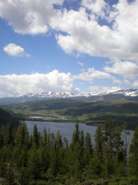 Dağların güzel manzarası
