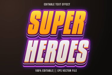 Super Heroes Editable Text Effect