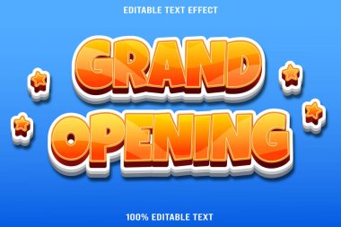 Büyük Açılır Metin Efekti 3B Kabartma Çizgi Film Biçimi