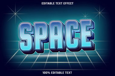 Düzenlenebilir metin efekti 3d kabartma biçimi