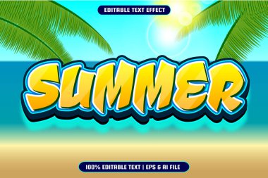 Yazın düzenlenebilir metin efekti modern stil