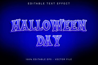 Cadılar Bayramı Düzenlenebilir Metin Efekti Çizgi Film Biçimi