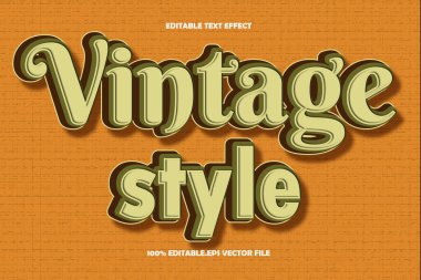 Klasik Metin Efekti 3B Kabartma Gradyan Biçimi