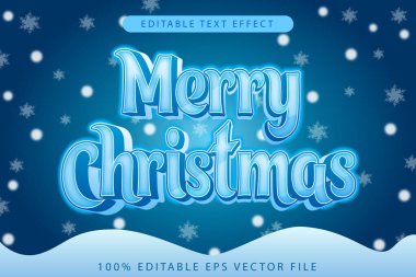 Mutlu Noeller Yazı Efekti 3d Mavi Kabartma Biçimi. jpg