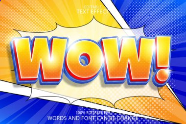 Vay canına! düzenlenebilir metin efekti komik biçimi kabartma