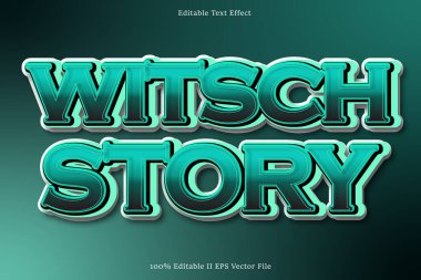 Witsch Öykü Düzenlenebilir Metin Efekti 3d Kabartma Gradyan Biçimi