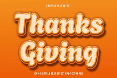 Düzenlenebilir Metin Efekti 3d Kabartma Gradyan Biçimi Teşekkürler