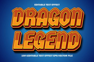 Dragon Angel Düzenlenebilir Metin Efekti 3B Kabartma Gradyan Biçimi