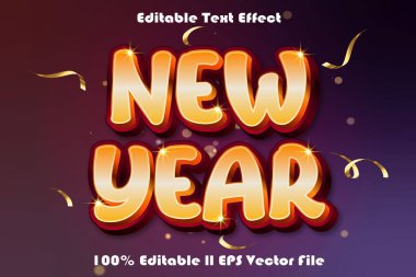 New Year Editable Text Effect