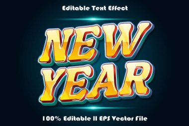 New Year Editable Text Effect