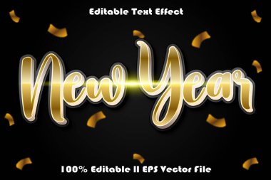 New Year Editable Text Effect