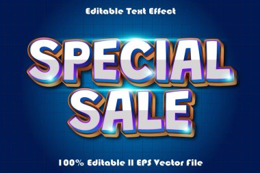 özel satılık düzenlenebilir metin efekti