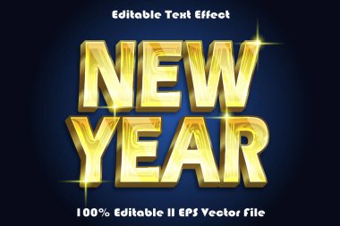 New Year Editable Text Effect
