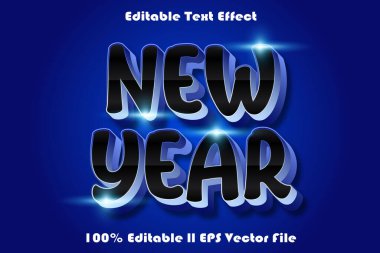 New Year Editable Text Effect