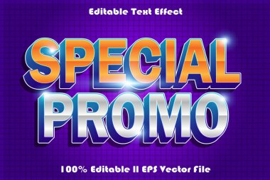 Özel Promo Düzenlenebilir Metin Efekti