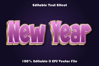 New Year Editable Text Effect