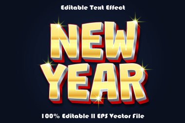 New Year Editable Text Effect