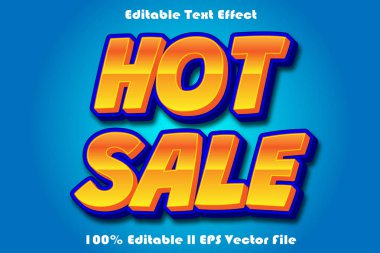 Sıcak Satış Düzenlenebilir Metin Efekti