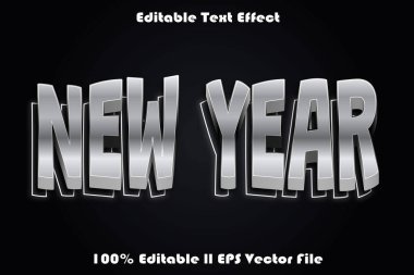 New Year Editable Text Effect