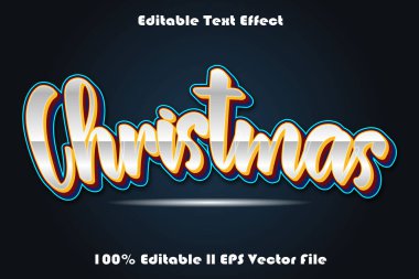 NOEL Düzenlenebilir Metin Efekti