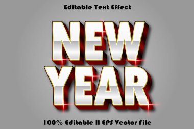 New Year Editable Text Effect