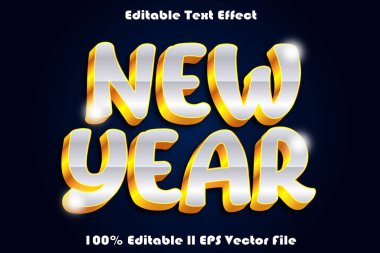 New Year Editable Text Effect