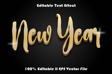 New Year Editable Text Effect