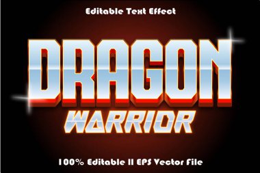 Ejder Savaşçısı Düzenlenebilir Metin Efekti