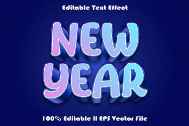 New Year Editable Text Effect