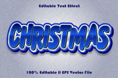 NOEL Düzenlenebilir Metin Efekti