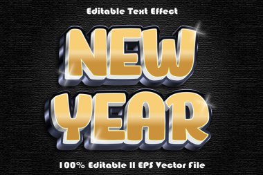 New Year Editable Text Effect