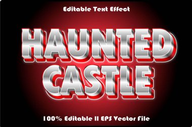 Lanetli Kale Düzenlenebilir Metin Efekti