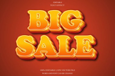 Büyük satış Metin Efekti Kabartma Gradyan Biçimi