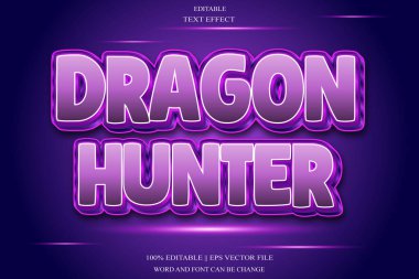 Dragon Düzenlenebilir Metin Efekti Kabartma Gradyan Biçimi