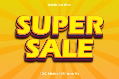 Süper İndirimli Metin Düzenleme Efekti 3B Kabartma Gradyan Biçimi