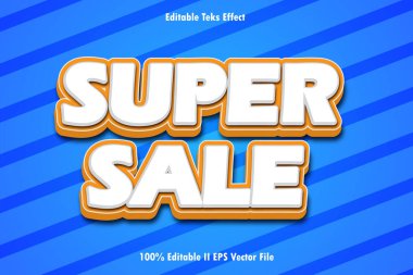 Süper İndirimli Metin Düzenleme Efekti 3B Kabartma Gradyan Biçimi