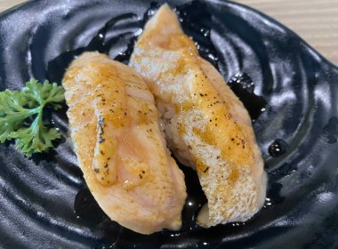 lezzetli suşi Close-Up