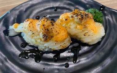 lezzetli suşi Close-Up