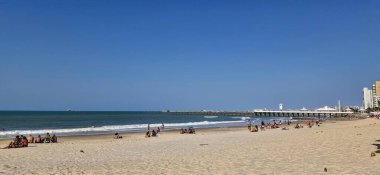 Praia de Iracema Fortaleza, Ceara, Brezilya