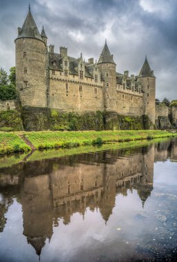 Josselin Kalesi, Morbihan Bölümü, Brittany, Fransa.