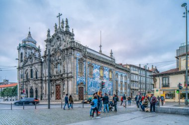 Carmelitas Kilisesi ve Carmo Kilisesi, Porto, Portekiz.