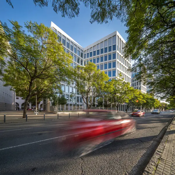 stock image Picasso Building, by Cruz y Ortiz architects, Seville, Spain